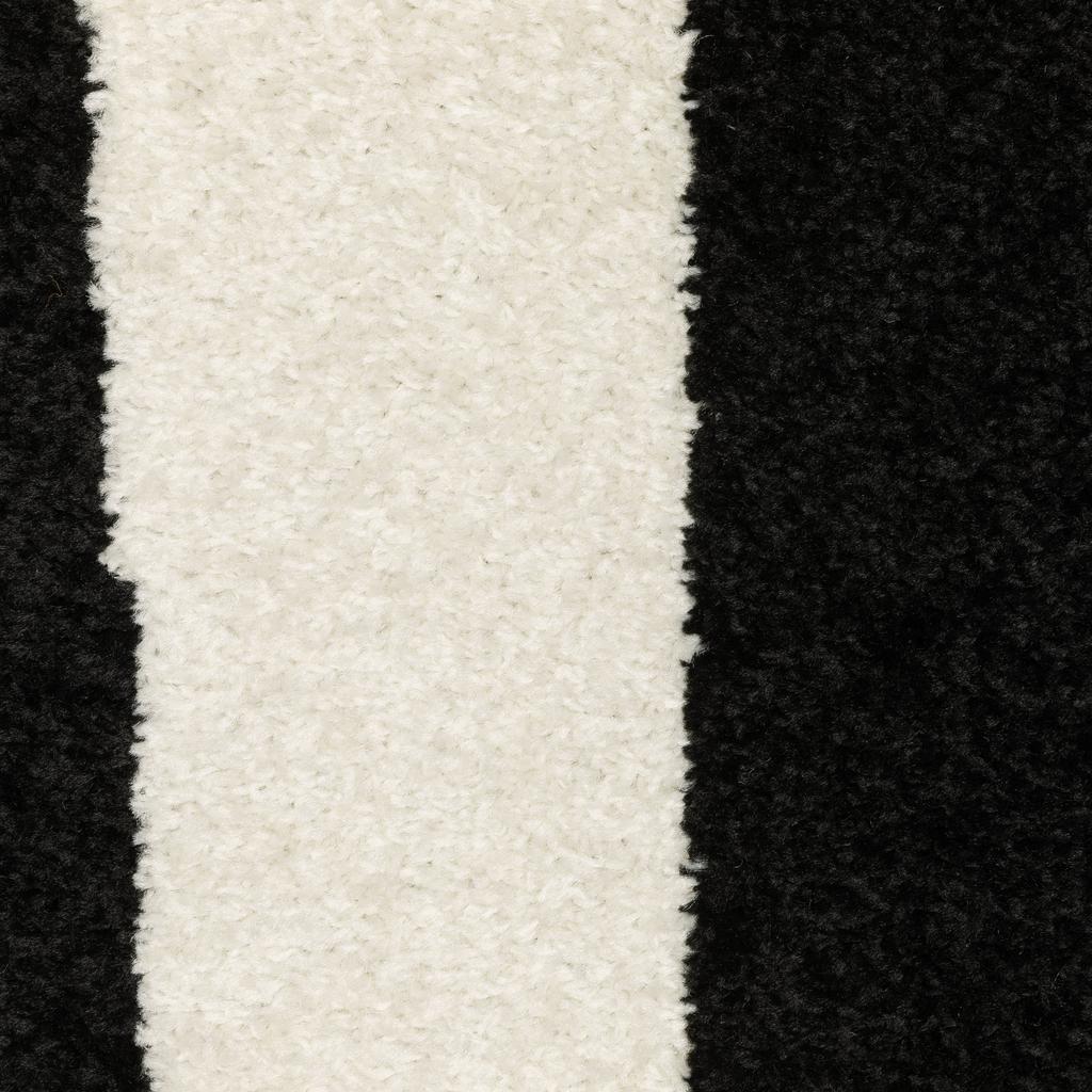 Oriental Weavers Quinn QUI08 Black Rectangle Indoor Area Rug Geometric Pattern-