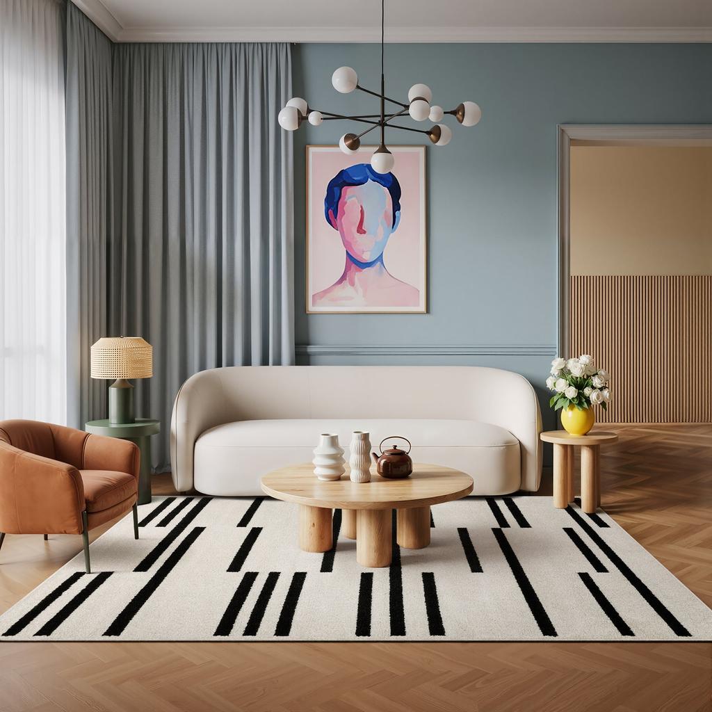 Oriental Weavers Quinn QUI10 Beige Rectangle Indoor Area Rug Abstract Pattern-