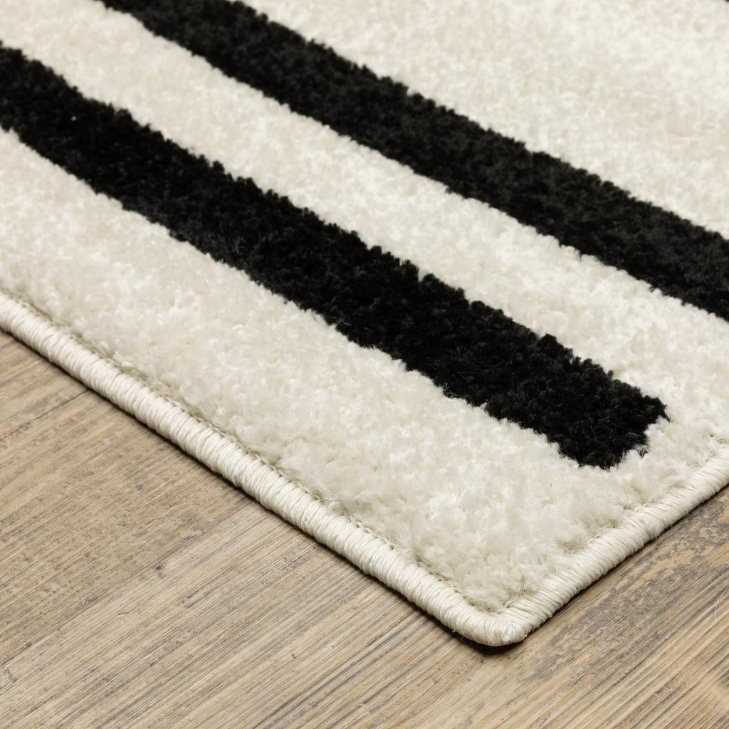 Oriental Weavers Quinn QUI10 Beige Rectangle Indoor Runner Abstract Pattern-