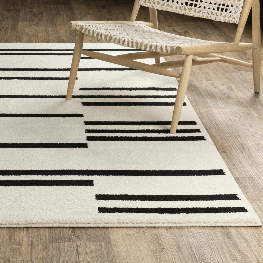 Oriental Weavers Quinn QUI10 Beige Rectangle Indoor Runner Abstract Pattern-