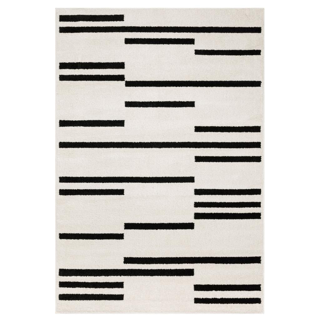 Oriental Weavers Quinn QUI10 Beige Rectangle Indoor Runner Abstract Pattern-