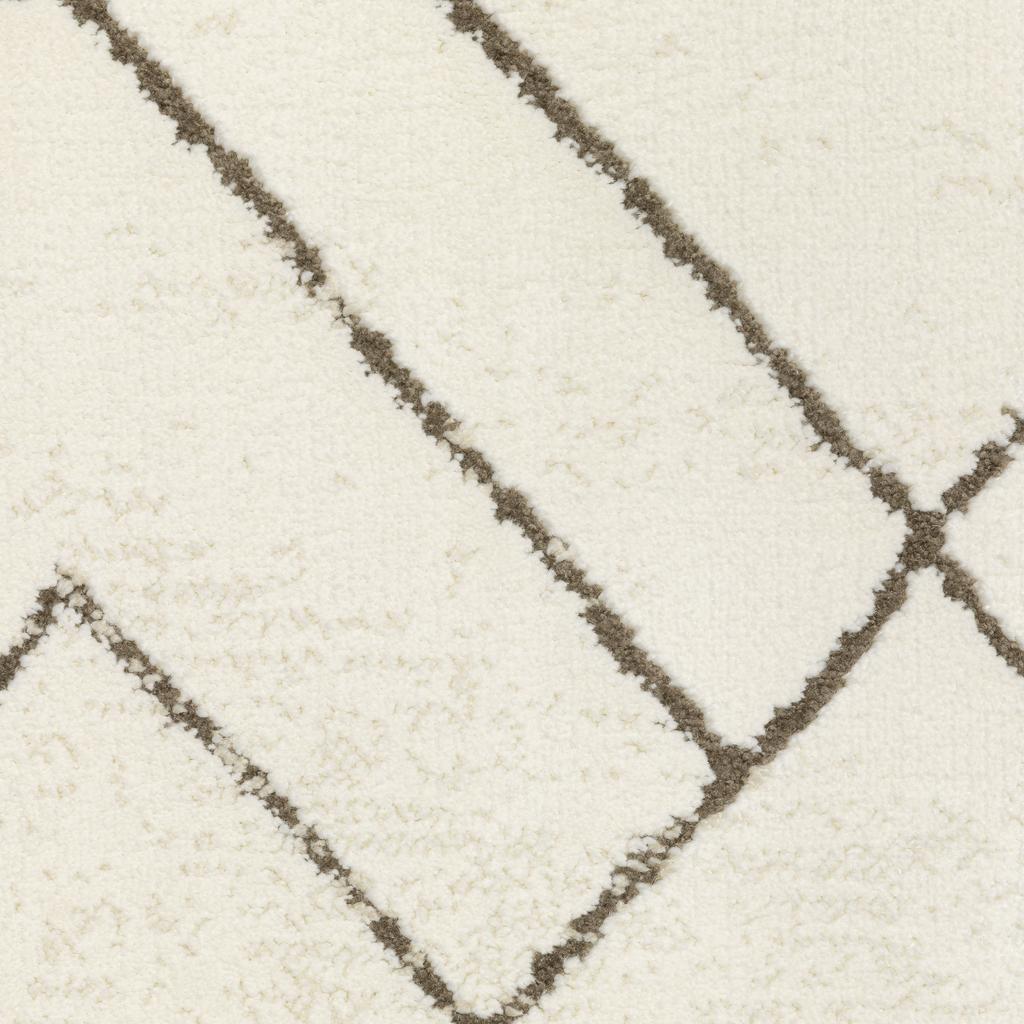 Oriental Weavers Raylan RAY06 Ivory Rectangle Indoor Area Rug Geometric Pattern-