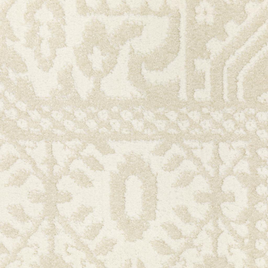 Oriental Weavers Raylan RAY09 Ivory Rectangle Indoor Area Rug Medallion Pattern-