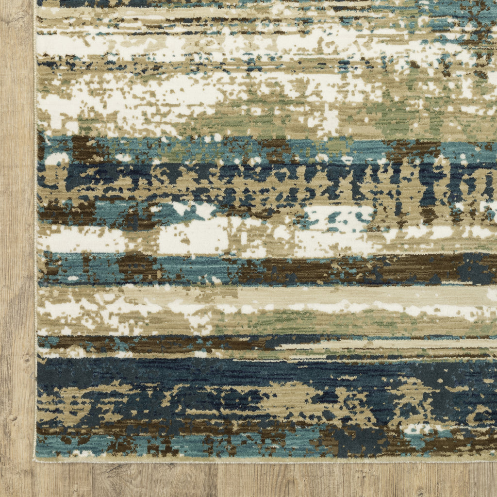 Oriental Weavers Reed RE02A Multicolor Rectangle Indoor Area Rug - Super Soft Stain Resistant Low Pile Rug with Abstract Design-