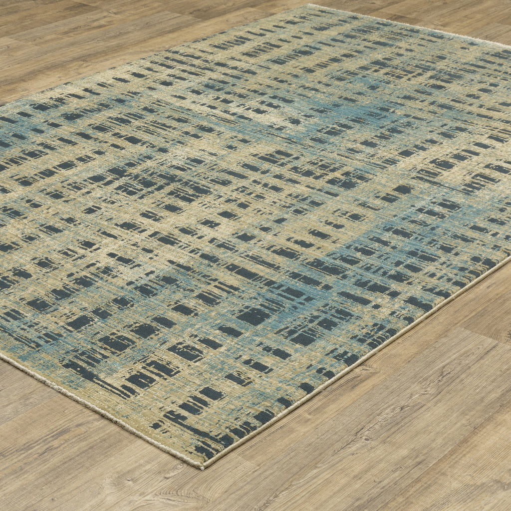 Oriental Weavers Reed RE02A Multicolor Rectangle Indoor Area Rug - Super Soft Stain Resistant Low Pile Rug with Abstract Design-