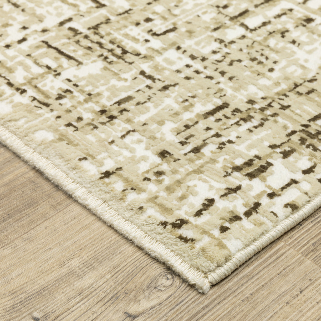 Oriental Weavers Reed RE03A Multicolor Rectangle Indoor Area Rug - Super Soft Stain Resistant Low Pile Rug with Abstract Design-