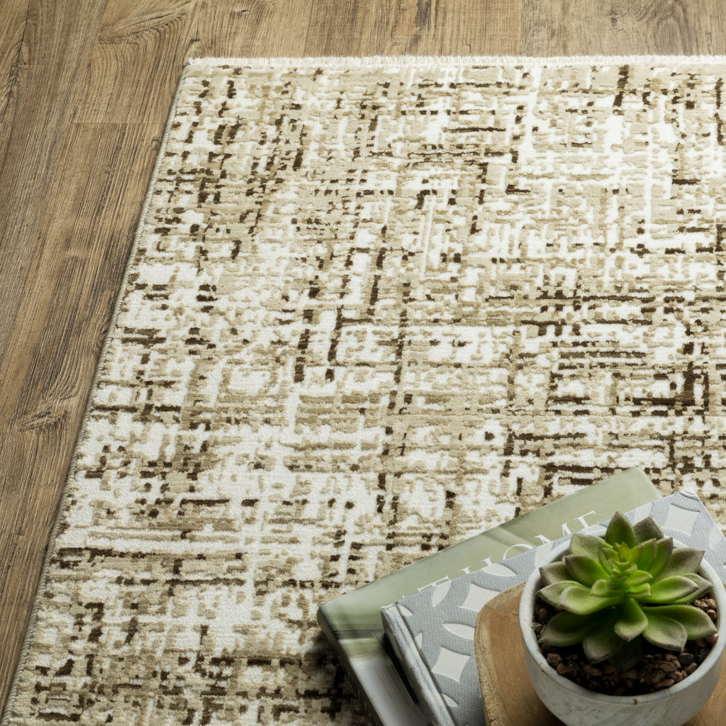 Oriental Weavers Reed RE03A Multicolor Rectangle Indoor Area Rug - Super Soft Stain Resistant Low Pile Rug with Abstract Design-