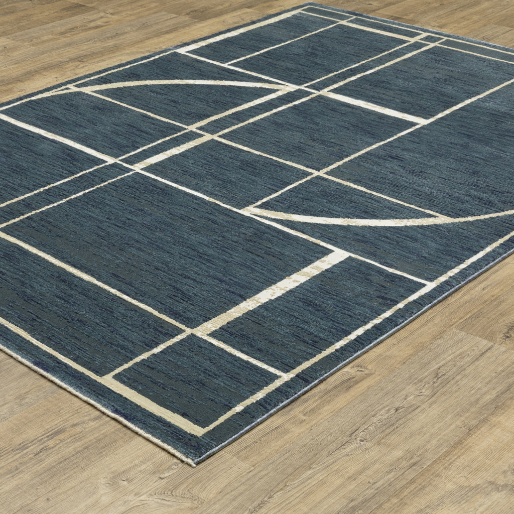 Oriental Weavers Reed RE04B Multicolor Rectangle Indoor Area Rug - Super Soft Stain Resistant Low Pile Rug with Geometric Design-