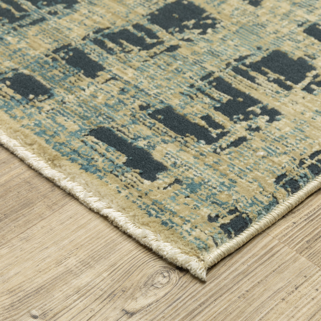 Oriental Weavers Reed RE07B Multicolor Rectangle Indoor Area Rug - Super Soft Stain Resistant Low Pile Rug with Geometric Design-