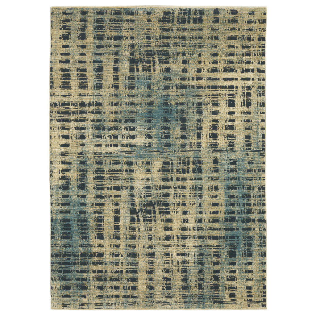 Oriental Weavers Reed RE07B Multicolor Rectangle Indoor Area Rug - Super Soft Stain Resistant Low Pile Rug with Geometric Design-