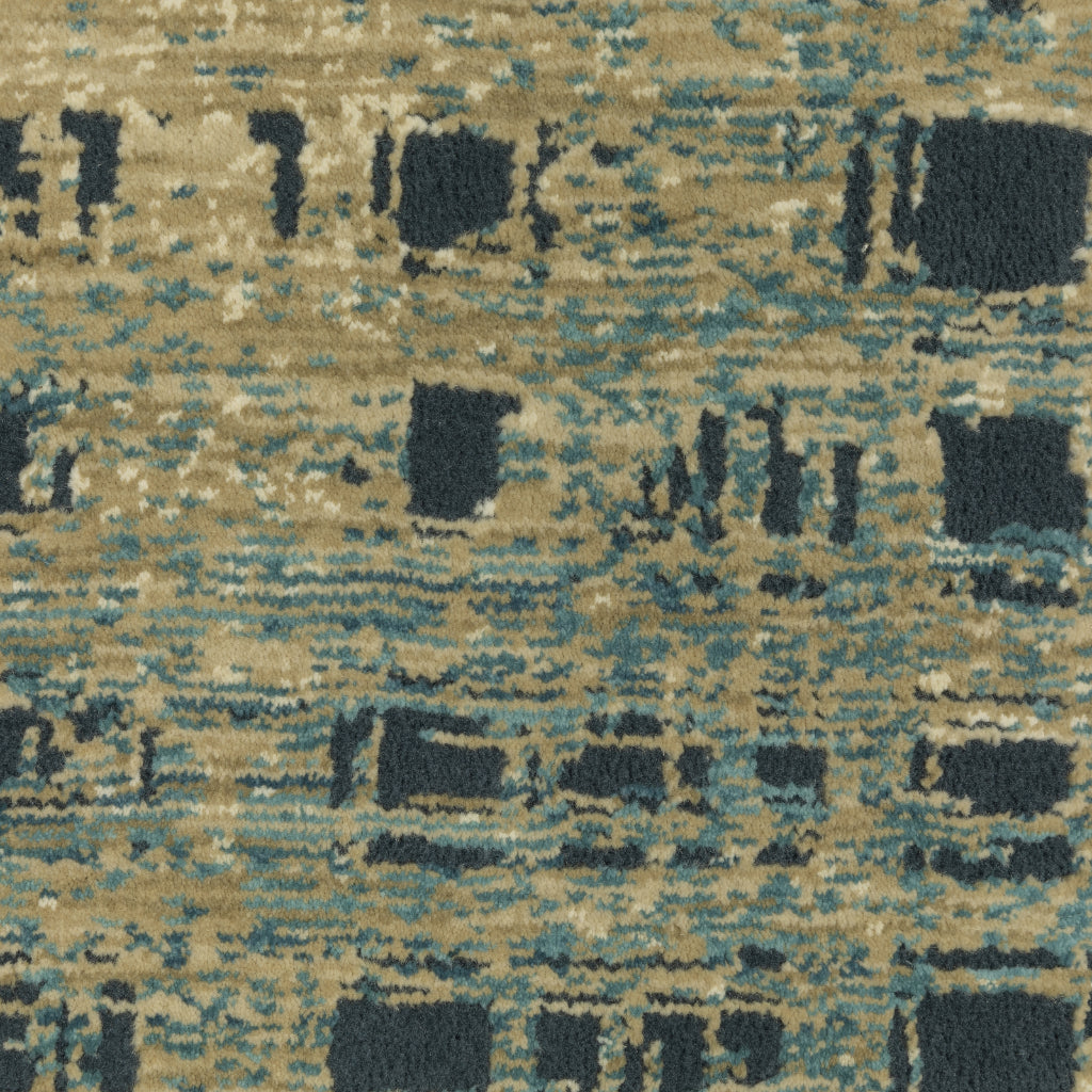 Oriental Weavers Reed RE07B Multicolor Rectangle Indoor Area Rug - Super Soft Stain Resistant Low Pile Rug with Geometric Design-