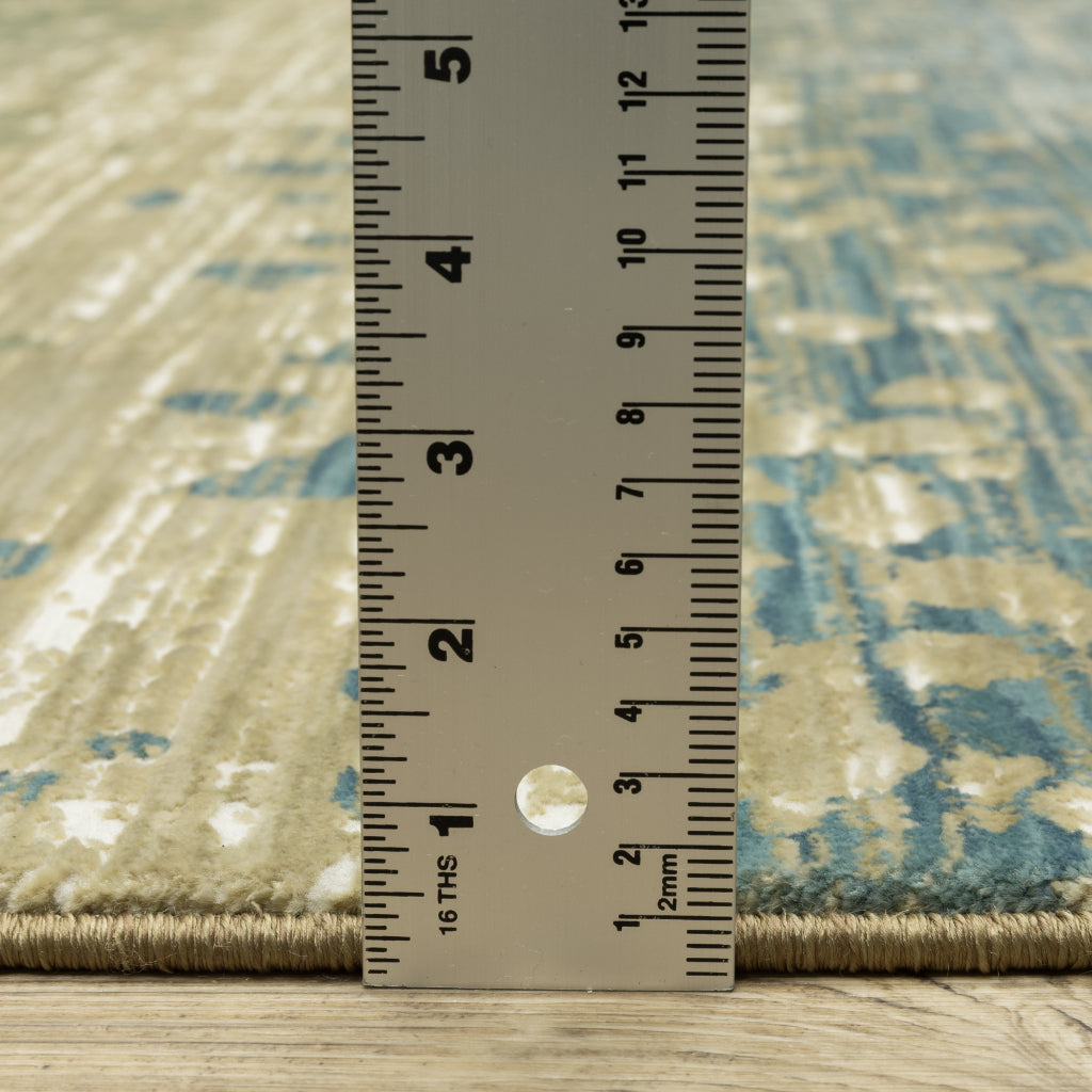 Oriental Weavers Reed RE08A Multicolor Rectangle Indoor Area Rug - Super Soft Stain Resistant Low Pile Rug with Abstract Design-