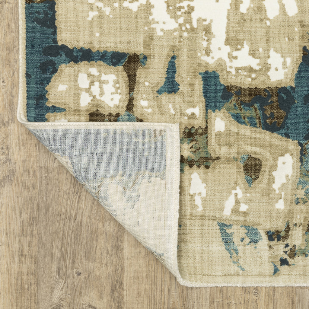 Oriental Weavers Reed RE11Q Multicolor Rectangle Indoor Area Rug - Super Soft Stain Resistant Low Pile Rug with Abstract Design-