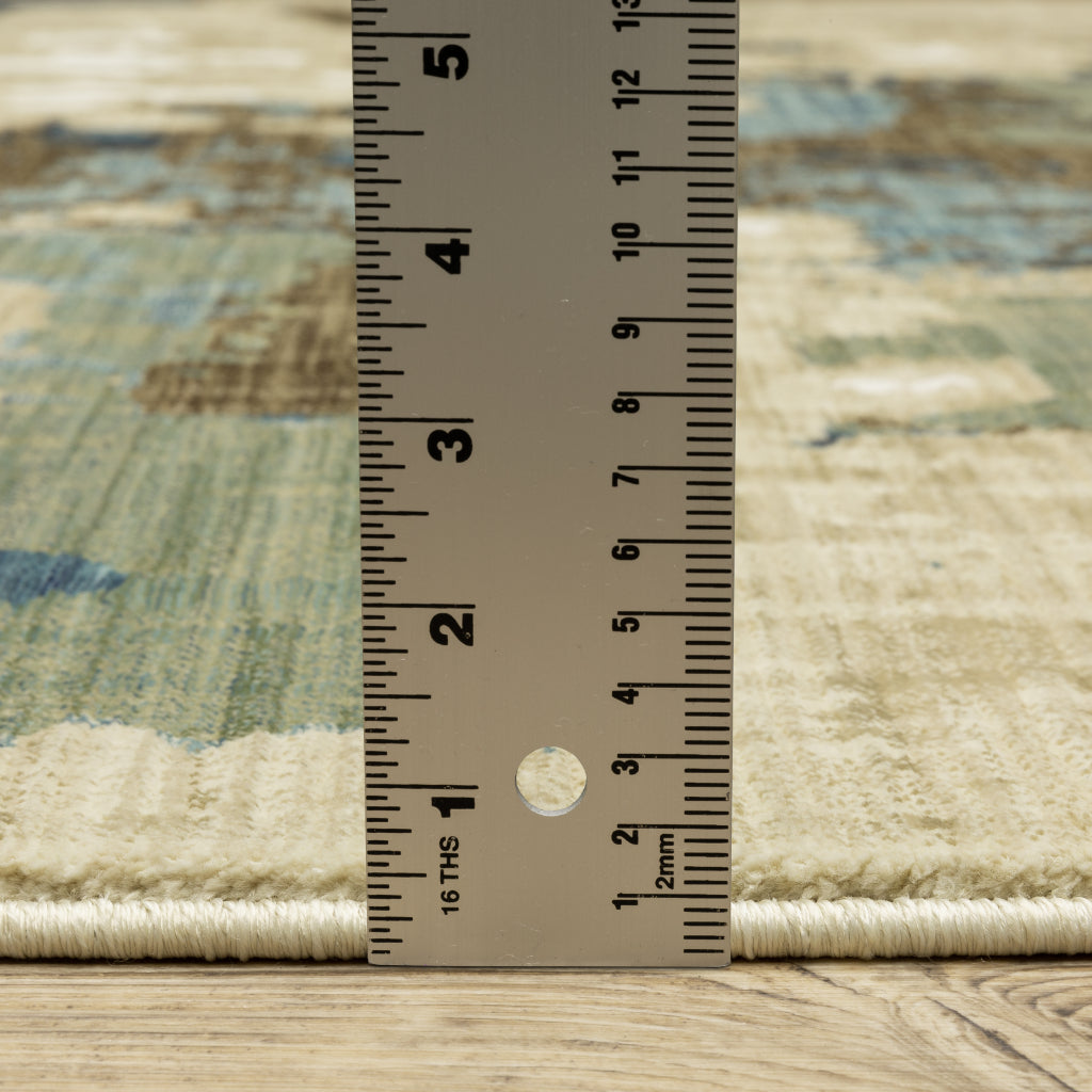 Oriental Weavers Reed RE11Q Multicolor Rectangle Indoor Area Rug - Super Soft Stain Resistant Low Pile Rug with Abstract Design-