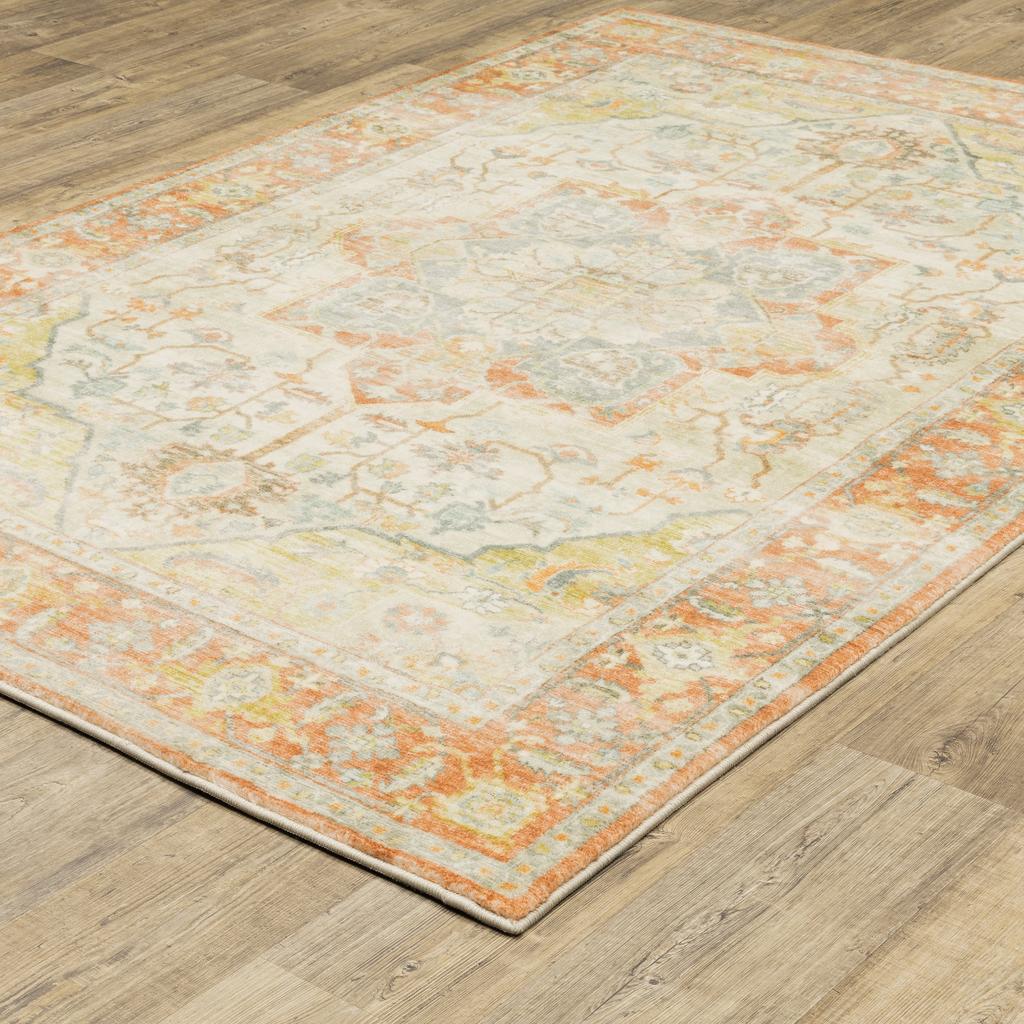 Oriental Weavers Savoy 28101 Multicolor Rectangle Indoor Area Rug - Elegant Stain Resistant Low Pile Rug with Abstract Design-