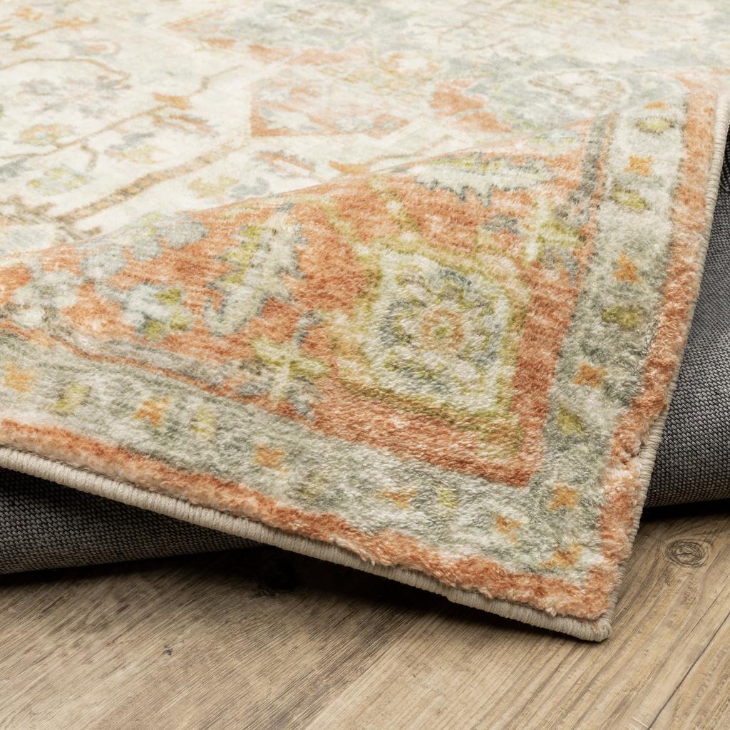 Oriental Weavers Savoy 28101 Multicolor Rectangle Indoor Area Rug - Elegant Stain Resistant Low Pile Rug with Abstract Design-