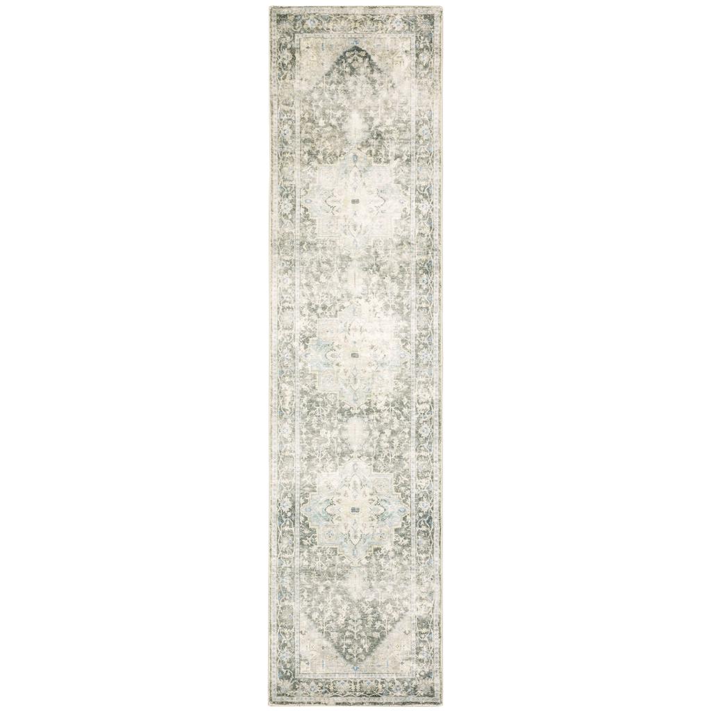 Oriental Weavers Savoy 28104 Multicolor Rectangle Indoor Runner - Elegant Stain Resistant Low Pile with Medallion Design-