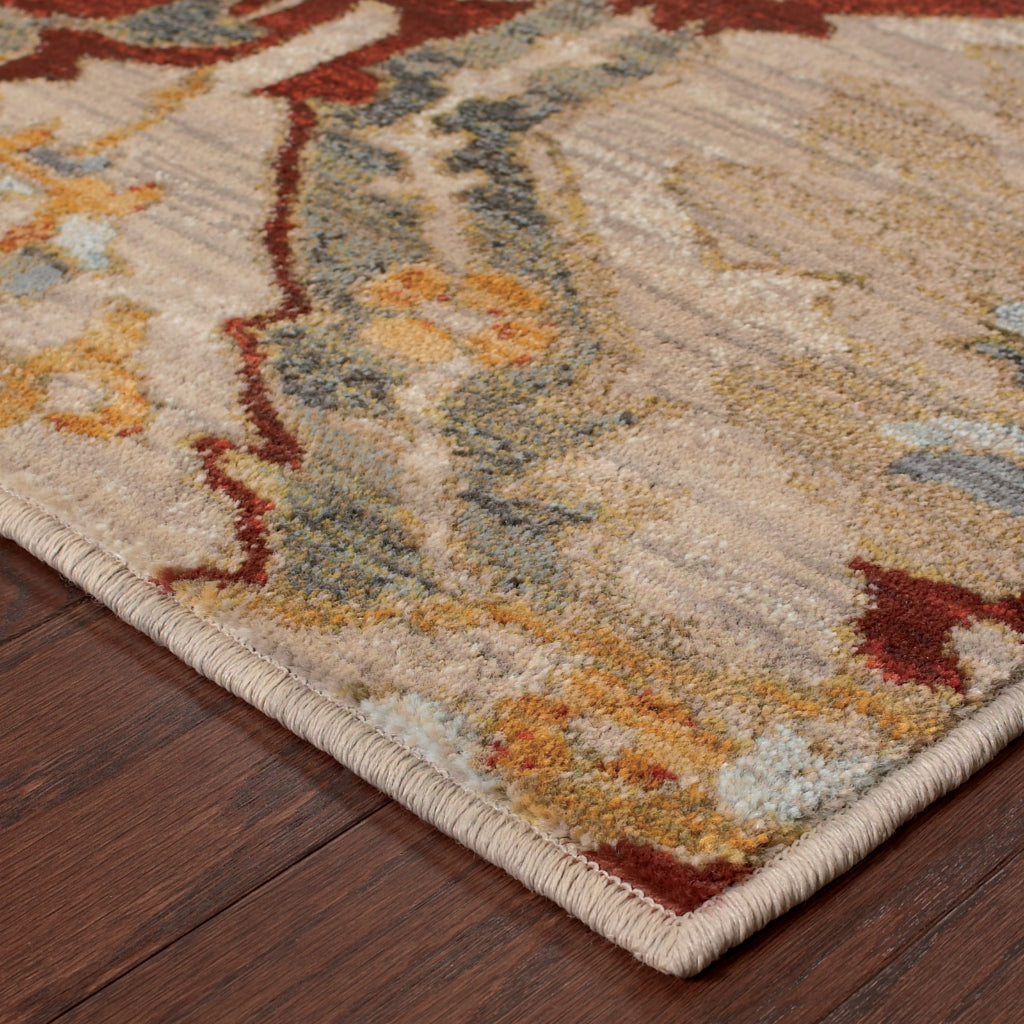 Oriental Weavers Sedona 6357A Multicolor Rectangle Indoor Area Rug - Durable & Stain Resistant Low Pile Rug-