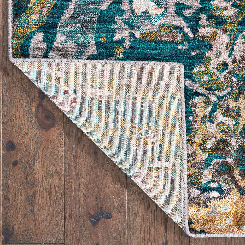Oriental Weavers Sedona 9490B Multicolor Rectangle Indoor Area Rug - Durable & Stain Resistant Low Pile Rug-