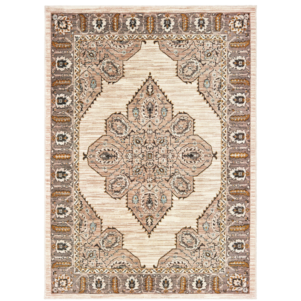 Oriental Weavers Sedona 9588D Multicolor Rectangle Indoor Area Rug - Durable & Stain Resistant Low Pile Rug-