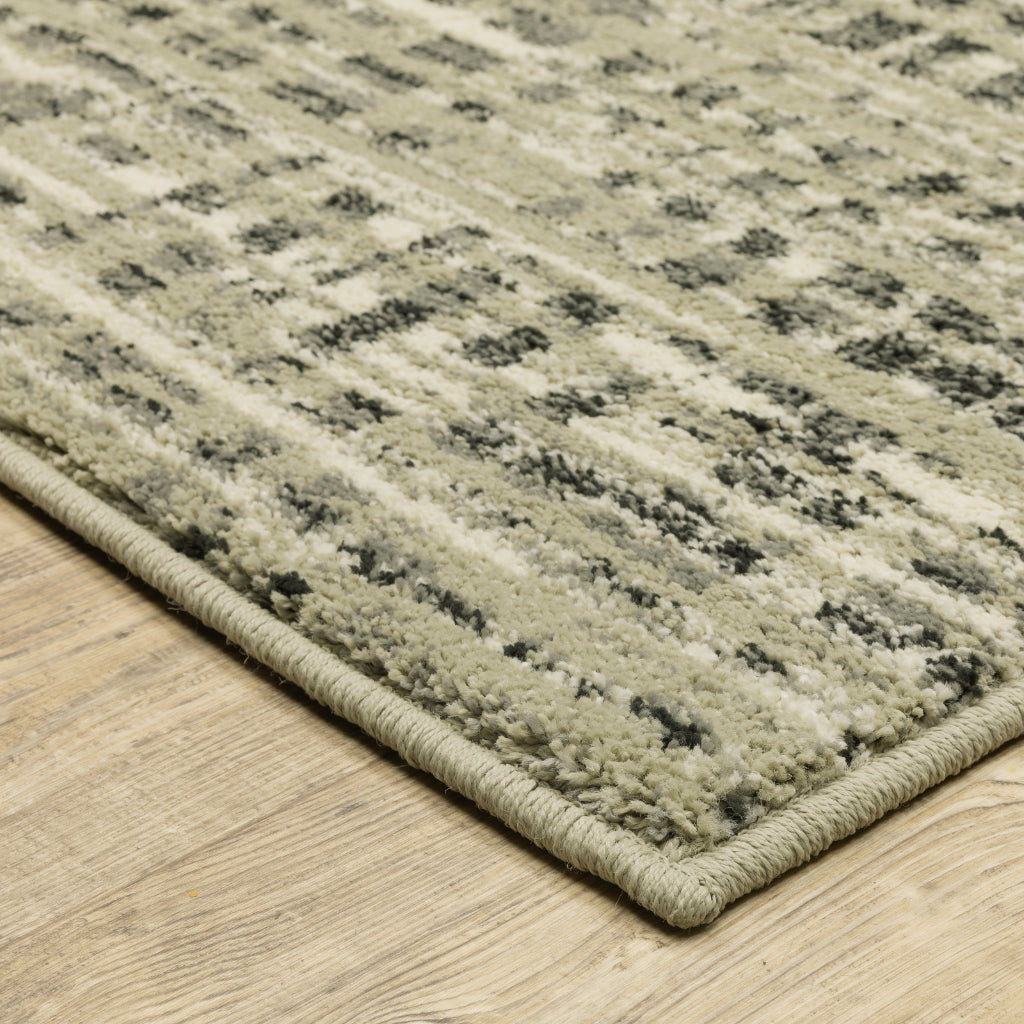 Oriental Weavers Seneca SE05A Multicolor Rectangle Indoor Runner - Contemporary Plush Pile Rug with Abstract Design-