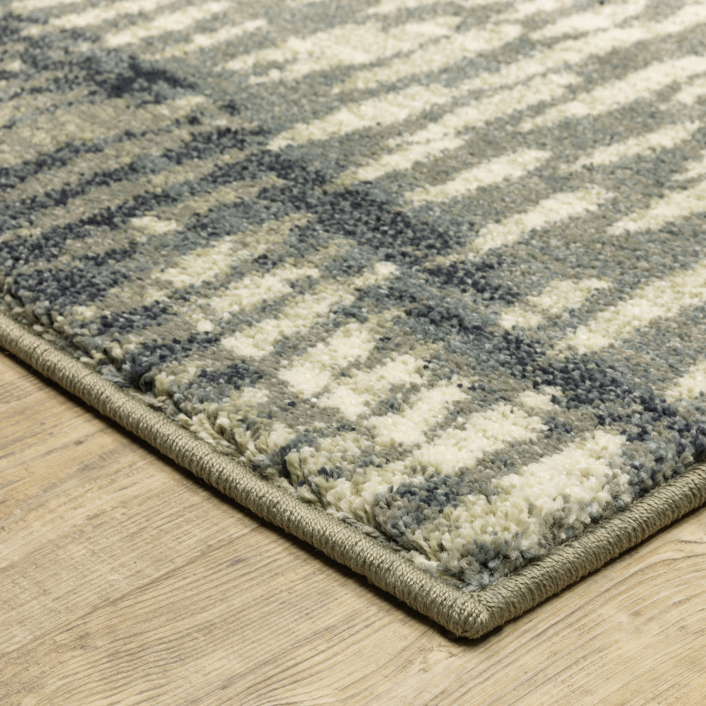Oriental Weavers Seneca SE06A Multicolor Rectangle Indoor Area Rug - Contemporary Plush Pile Rug with Abstract Design-