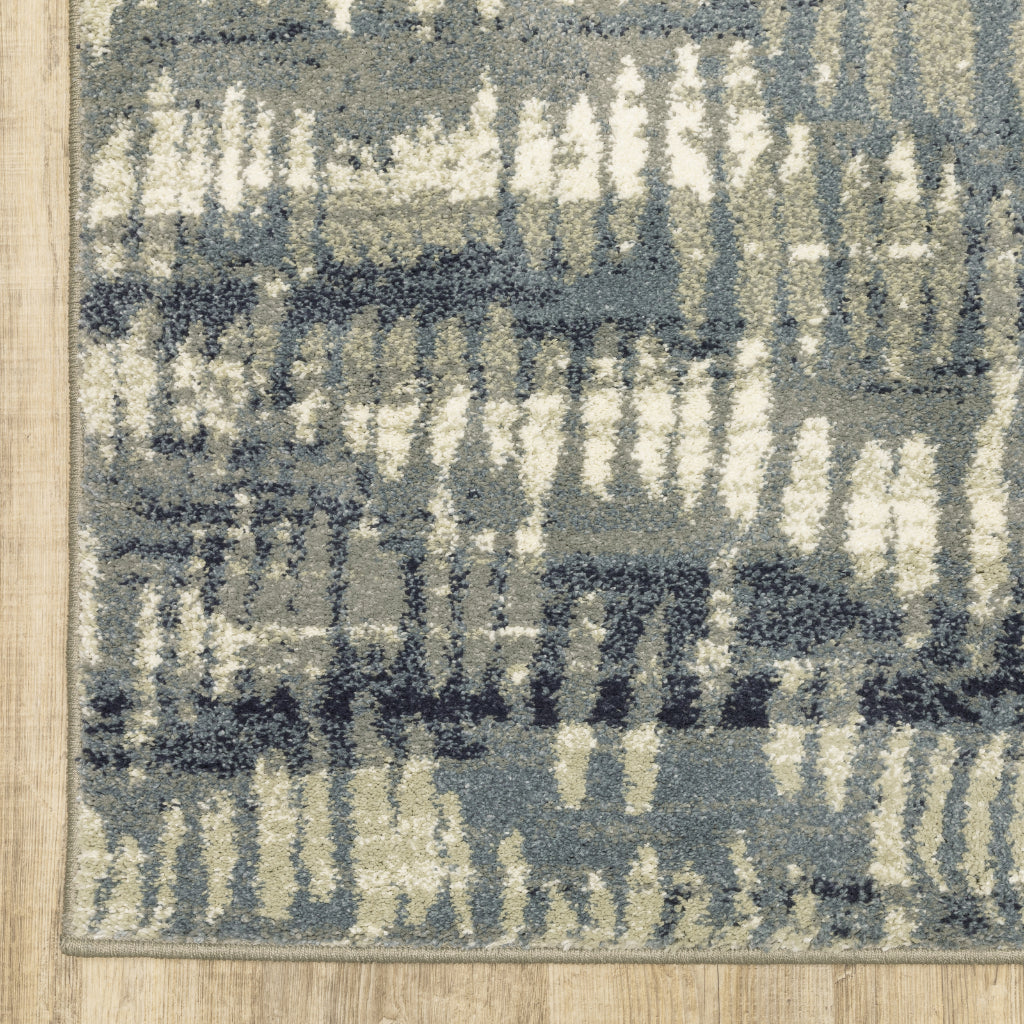 Oriental Weavers Seneca SE06A Multicolor Rectangle Indoor Area Rug - Contemporary Plush Pile Rug with Abstract Design-