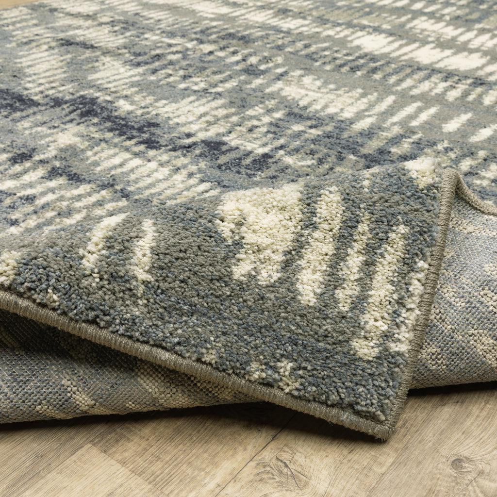 Oriental Weavers Seneca SE06A Multicolor Rectangle Indoor Area Rug - Contemporary Plush Pile Rug with Abstract Design-