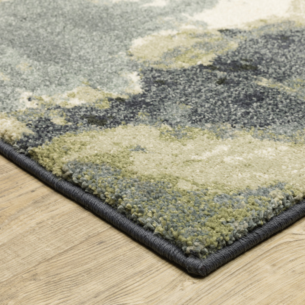 Oriental Weavers Seneca SE11A Multicolor Rectangle Indoor Area Rug - Contemporary Plush Pile Rug with Abstract Design-