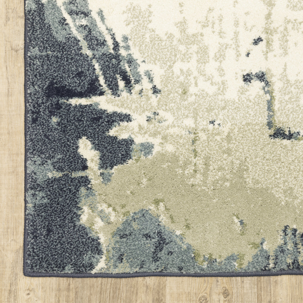 Oriental Weavers Seneca SE11A Multicolor Rectangle Indoor Area Rug - Contemporary Plush Pile Rug with Abstract Design-