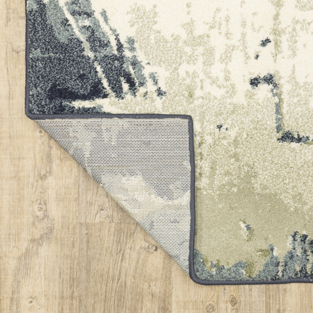 Oriental Weavers Seneca SE11A Multicolor Rectangle Indoor Area Rug - Contemporary Plush Pile Rug with Abstract Design-