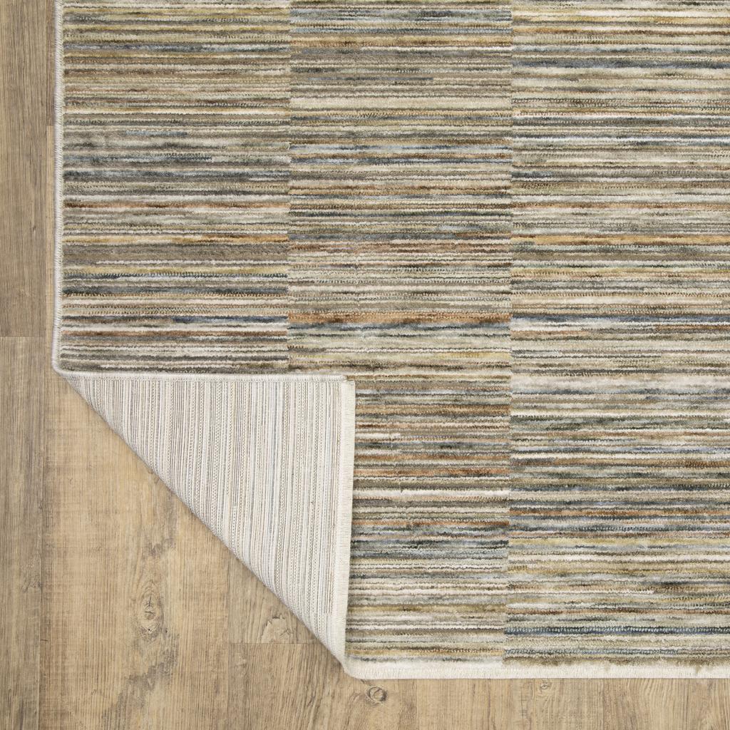 Oriental Weavers Soho SOH01 Beige Rectangle Indoor Area Rug Geometric Pattern-