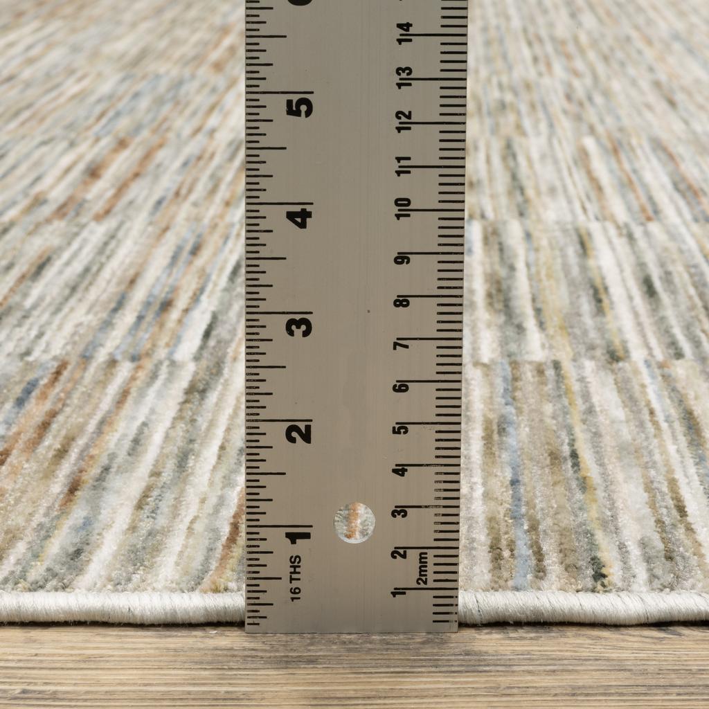 Oriental Weavers Soho SOH01 Beige Rectangle Indoor Area Rug Geometric Pattern-