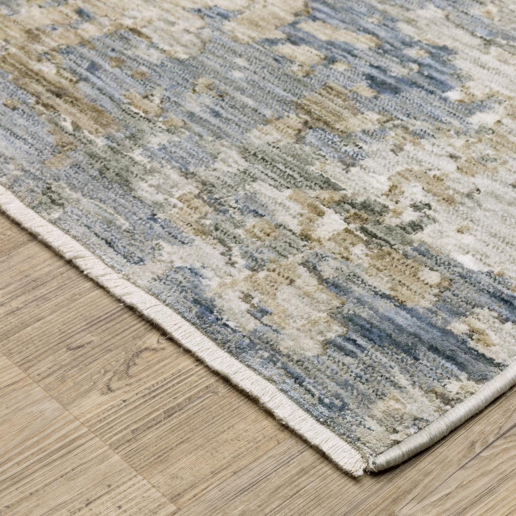 Oriental Weavers Soho SOH03 Beige Rectangle Indoor Area Rug Abstract Pattern-