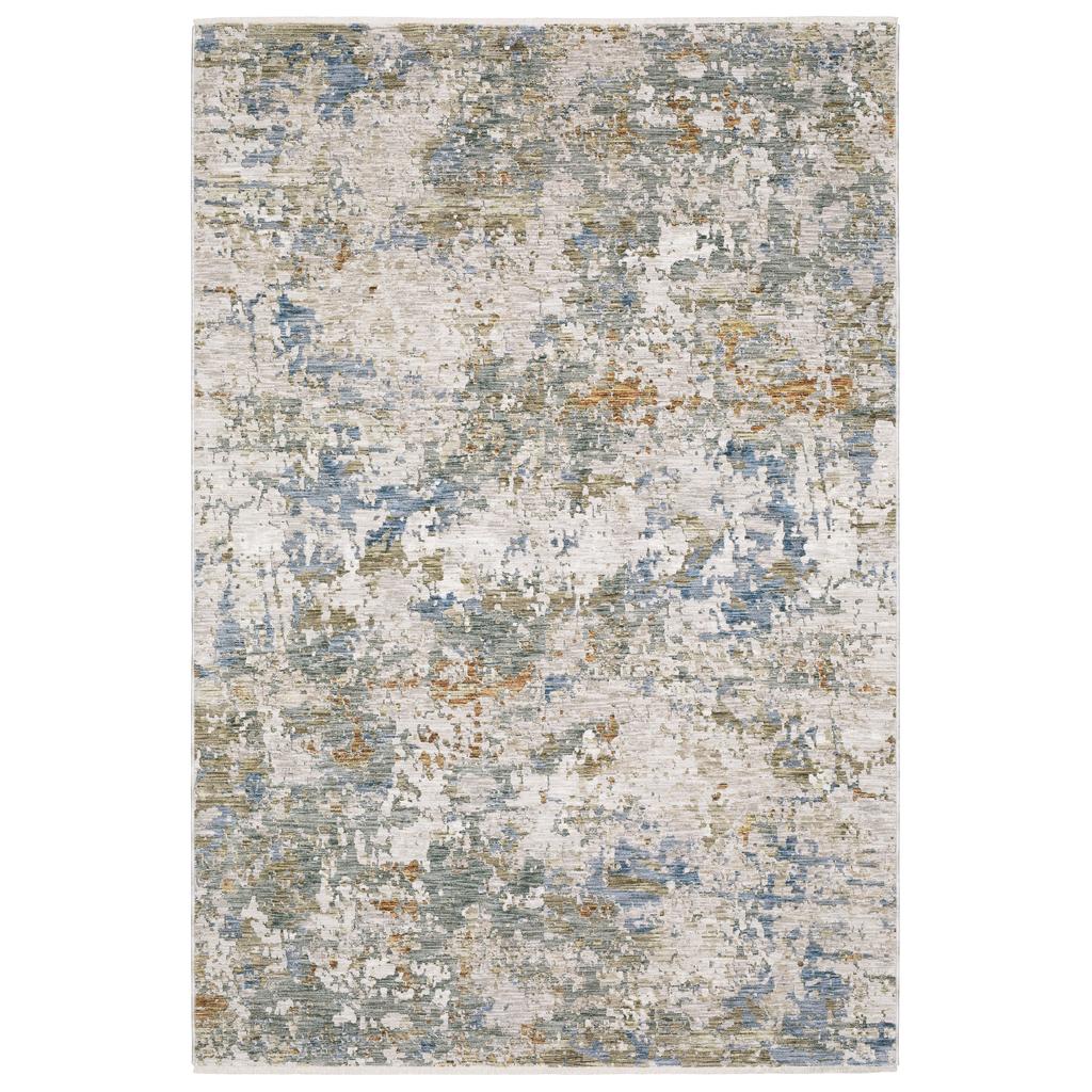 Oriental Weavers Soho SOH03 Beige Rectangle Indoor Area Rug Abstract Pattern-