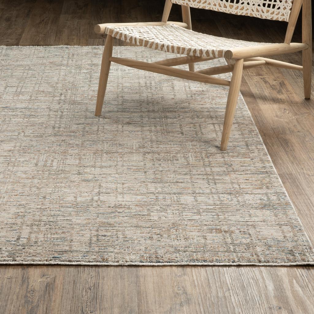 Oriental Weavers Soho SOH05 Beige Rectangle Indoor Area Rug Abstract Pattern-