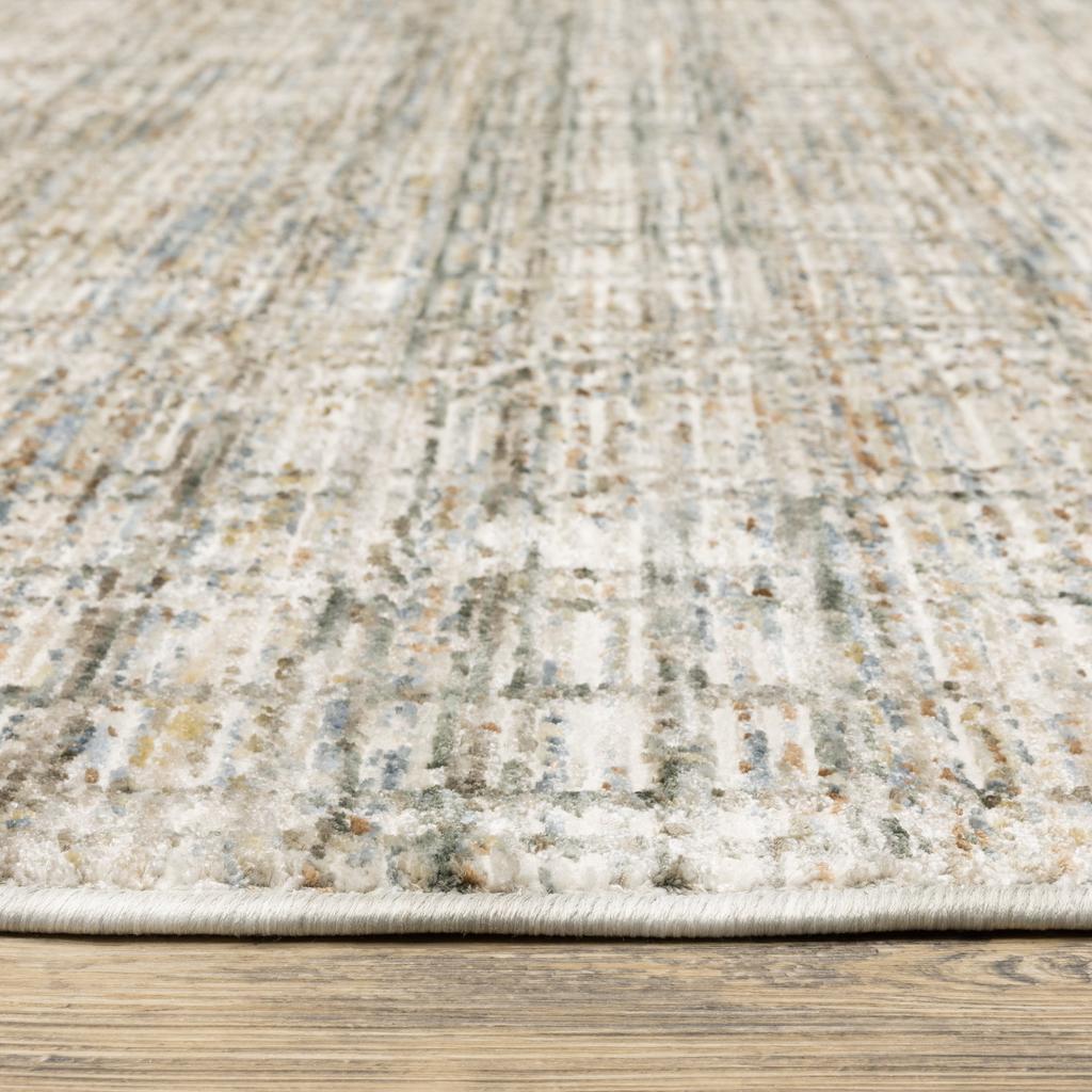 Oriental Weavers Soho SOH05 Beige Rectangle Indoor Area Rug Abstract Pattern-