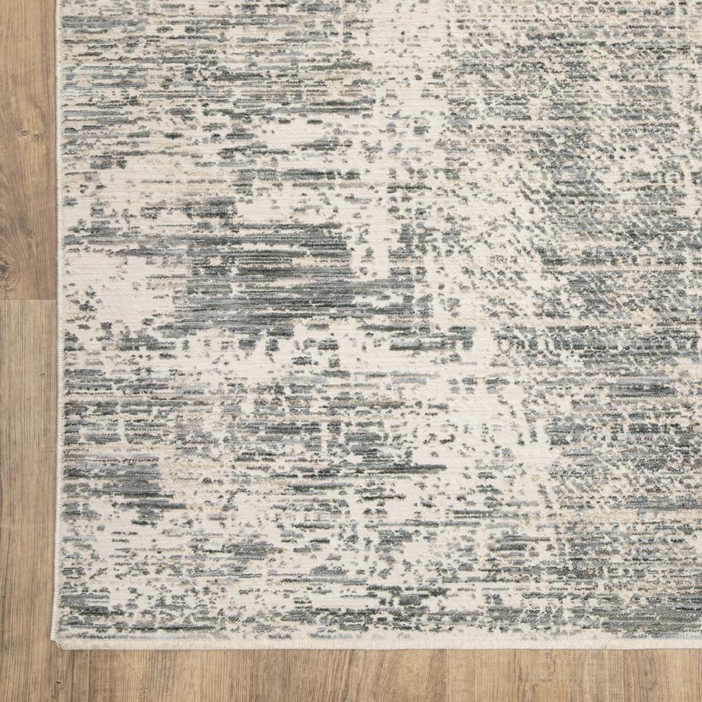 Oriental Weavers Soho SOH07 Grey Rectangle Indoor Area Rug Abstract Pattern-