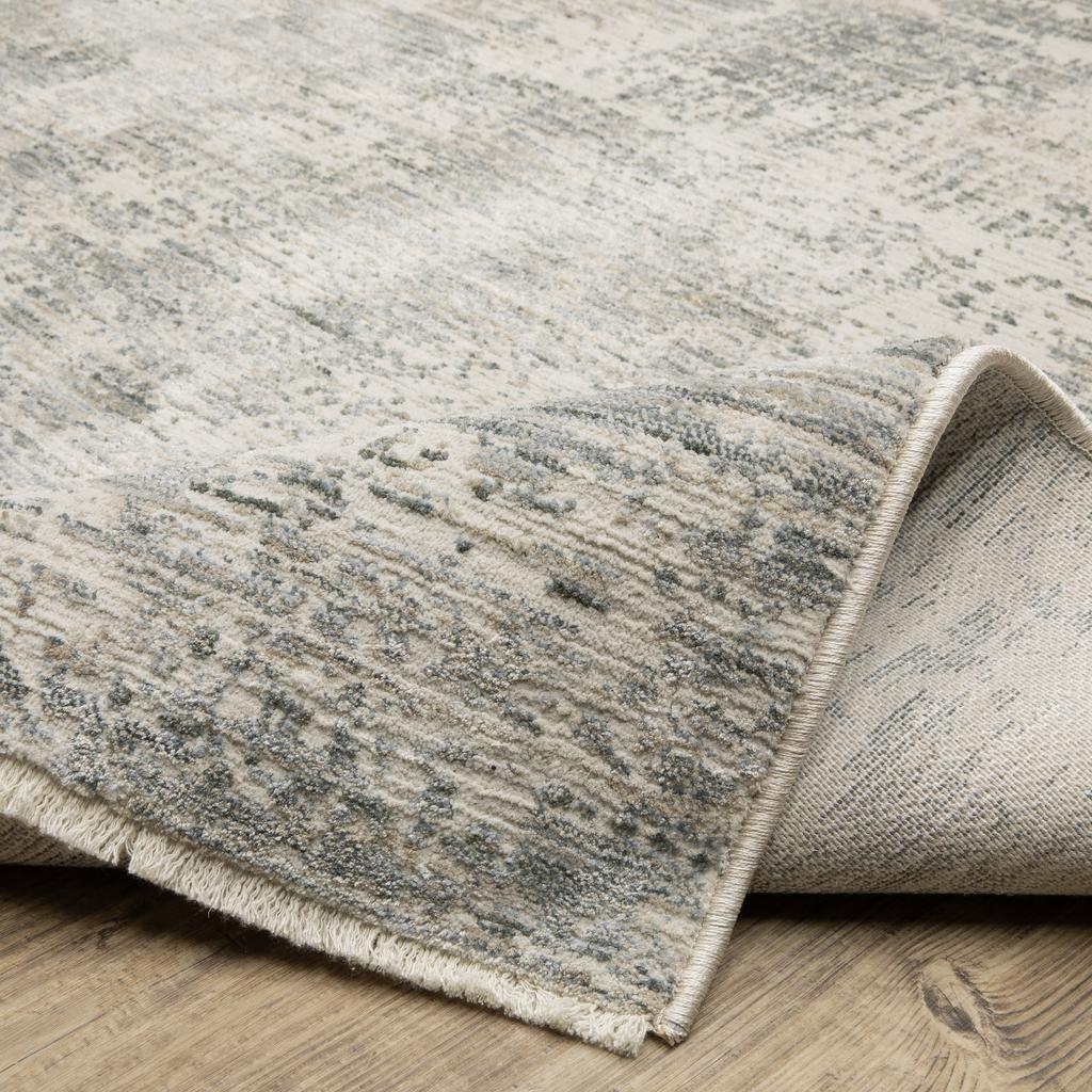 Oriental Weavers Soho SOH07 Grey Rectangle Indoor Runner Abstract Pattern-