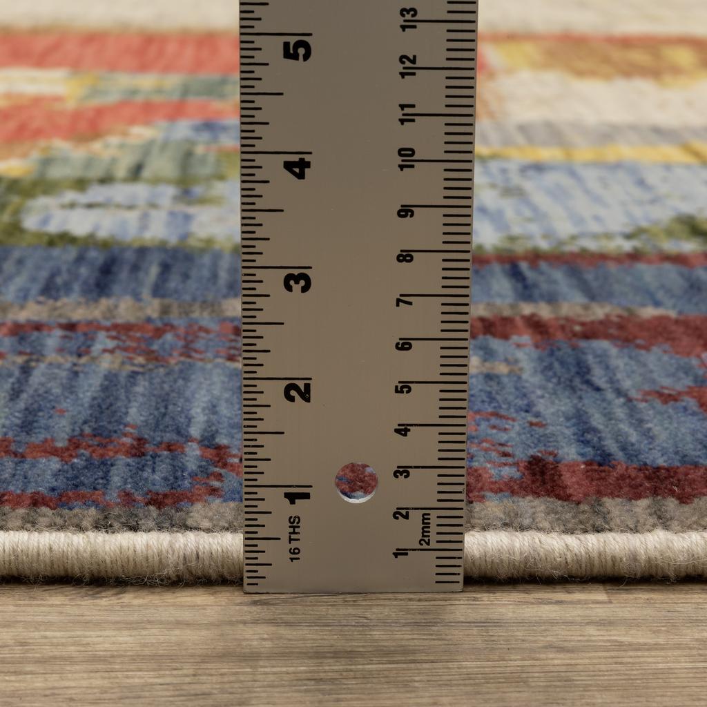 Oriental Weavers Soleri SOL02 Multi Rectangle Indoor Area Rug Abstract Pattern-