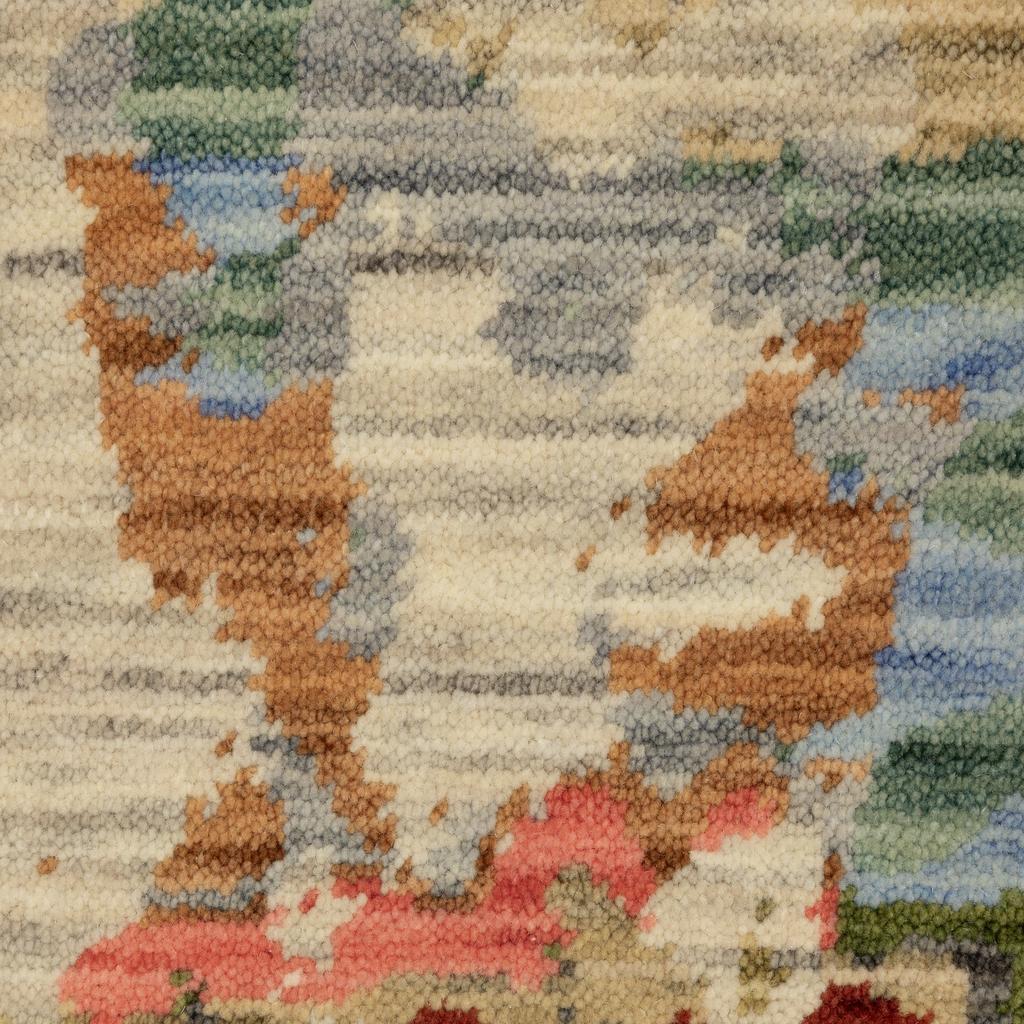 Oriental Weavers Soleri SOL09 Beige Rectangle Indoor Area Rug Abstract Pattern-