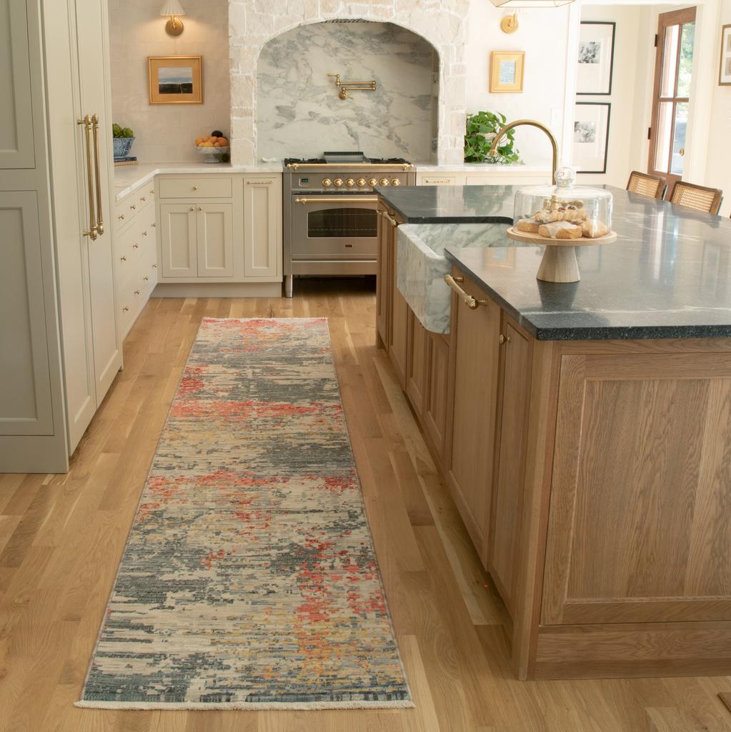 Oriental Weavers Soleri SOL10 Beige Rectangle Indoor Runner Abstract Pattern-