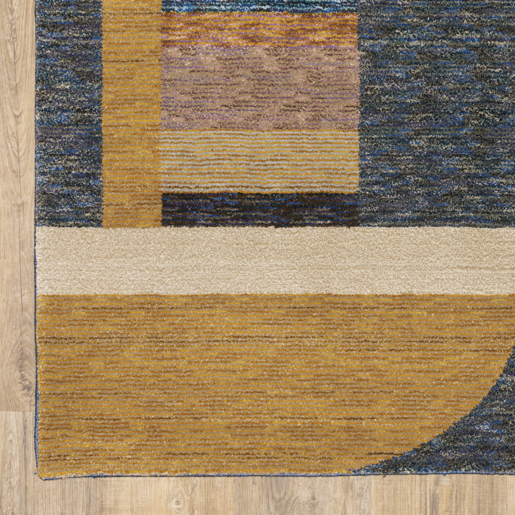 Oriental Weavers Strada STR01 Multicolor Rectangle Indoor Runner - Contemporary Stain Resistant Medium Pile Rug with Geometric Design-