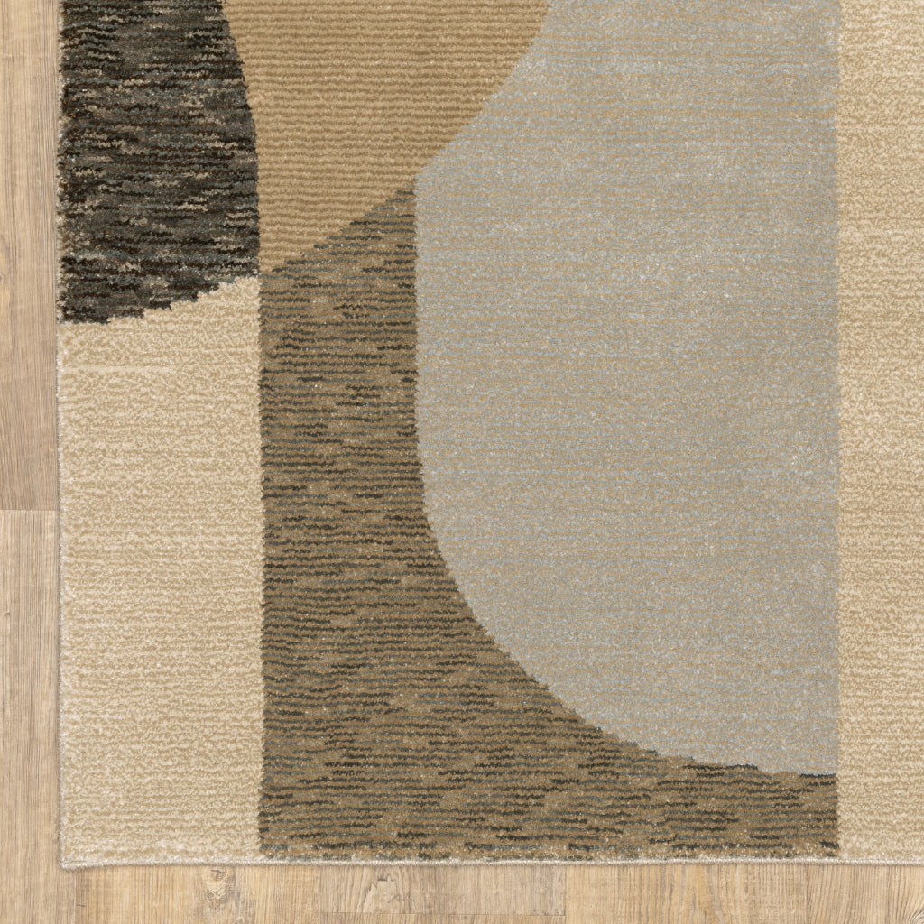 Oriental Weavers Strada STR02 Multicolor Rectangle Indoor Area Rug - Contemporary Stain Resistant Medium Pile Rug with Geometric Design-