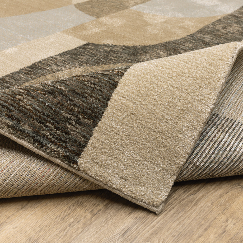 Oriental Weavers Strada STR02 Multicolor Rectangle Indoor Runner - Contemporary Stain Resistant Medium Pile Rug with Geometric Design-