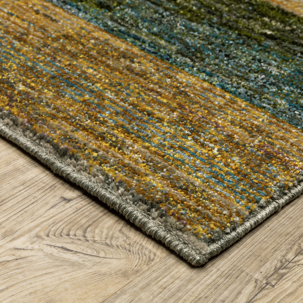 Oriental Weavers Strada STR04 Multicolor Rectangle Indoor Area Rug - Contemporary Stain Resistant Medium Pile Rug with Geometric Design-