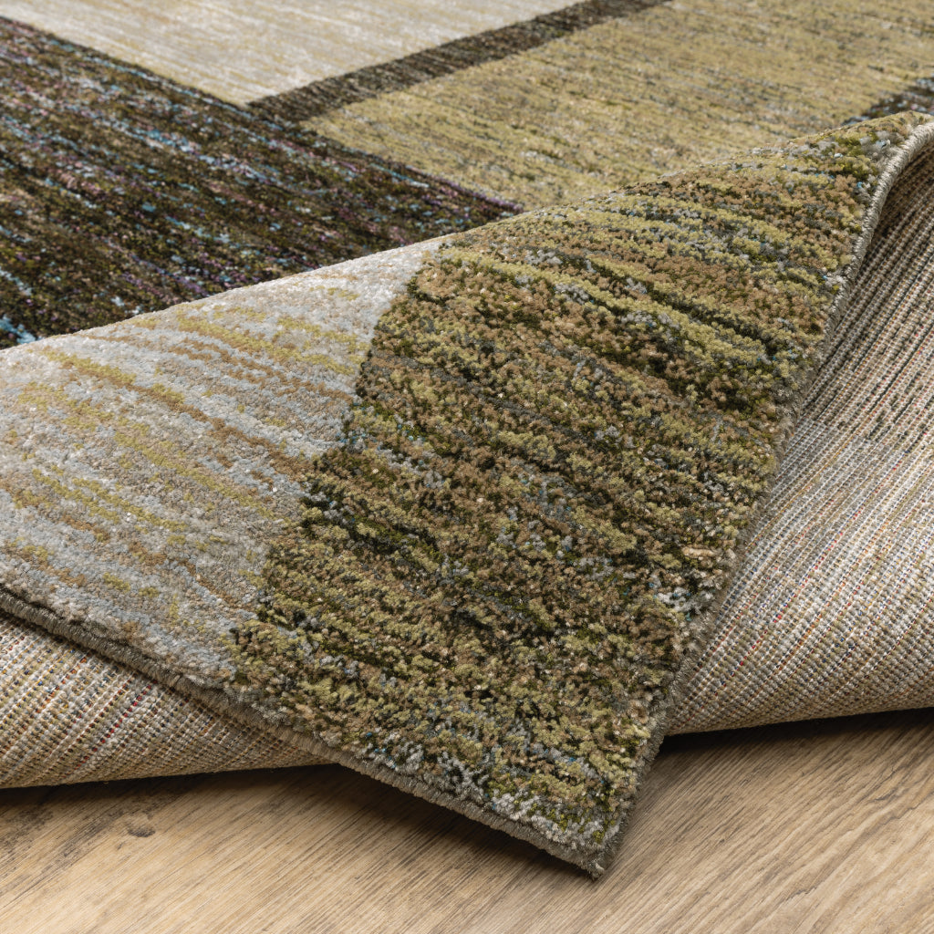 Oriental Weavers Strada STR05 Multicolor Rectangle Indoor Area Rug - Contemporary Stain Resistant Medium Pile Rug with Geometric Design-