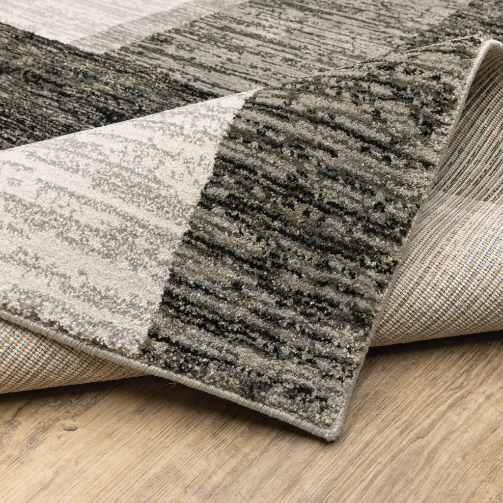 Oriental Weavers Strada STR06 Multicolor Rectangle Indoor Runner - Contemporary Stain Resistant Medium Pile Rug with Geometric Design-