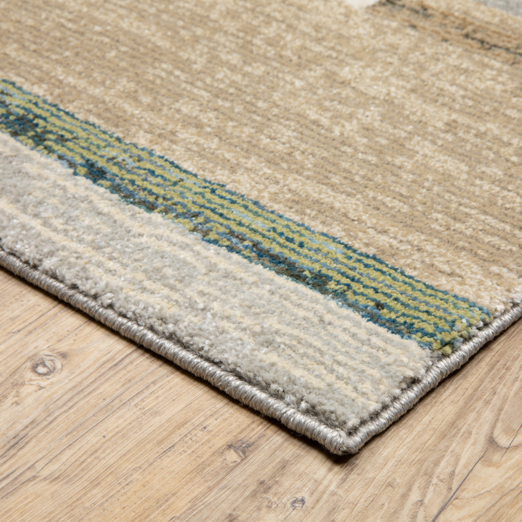 Oriental Weavers Strada STR07 Multicolor Rectangle Indoor Area Rug - Contemporary Stain Resistant Medium Pile Rug with Geometric Design-