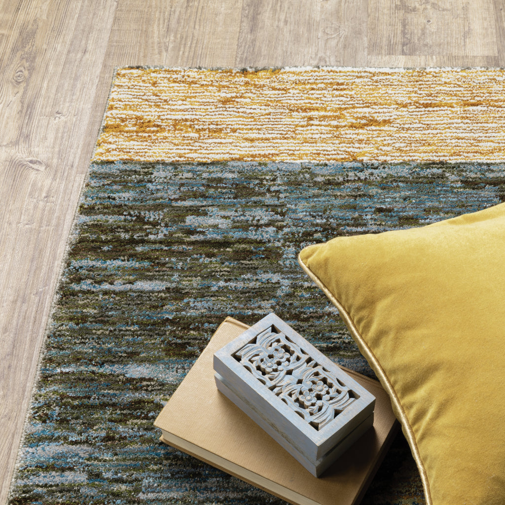 Oriental Weavers Strada STR09 Multicolor Rectangle Indoor Area Rug - Contemporary Stain Resistant Medium Pile Rug with Geometric Design-